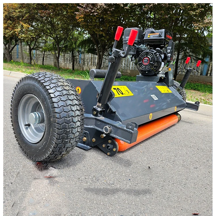 2025 نوع جديد جودة عالية ATV آلة إزالة الأعشاب الضارة 15HP جزازة المهنية كسارة العشب جزازة قاطع غاز
