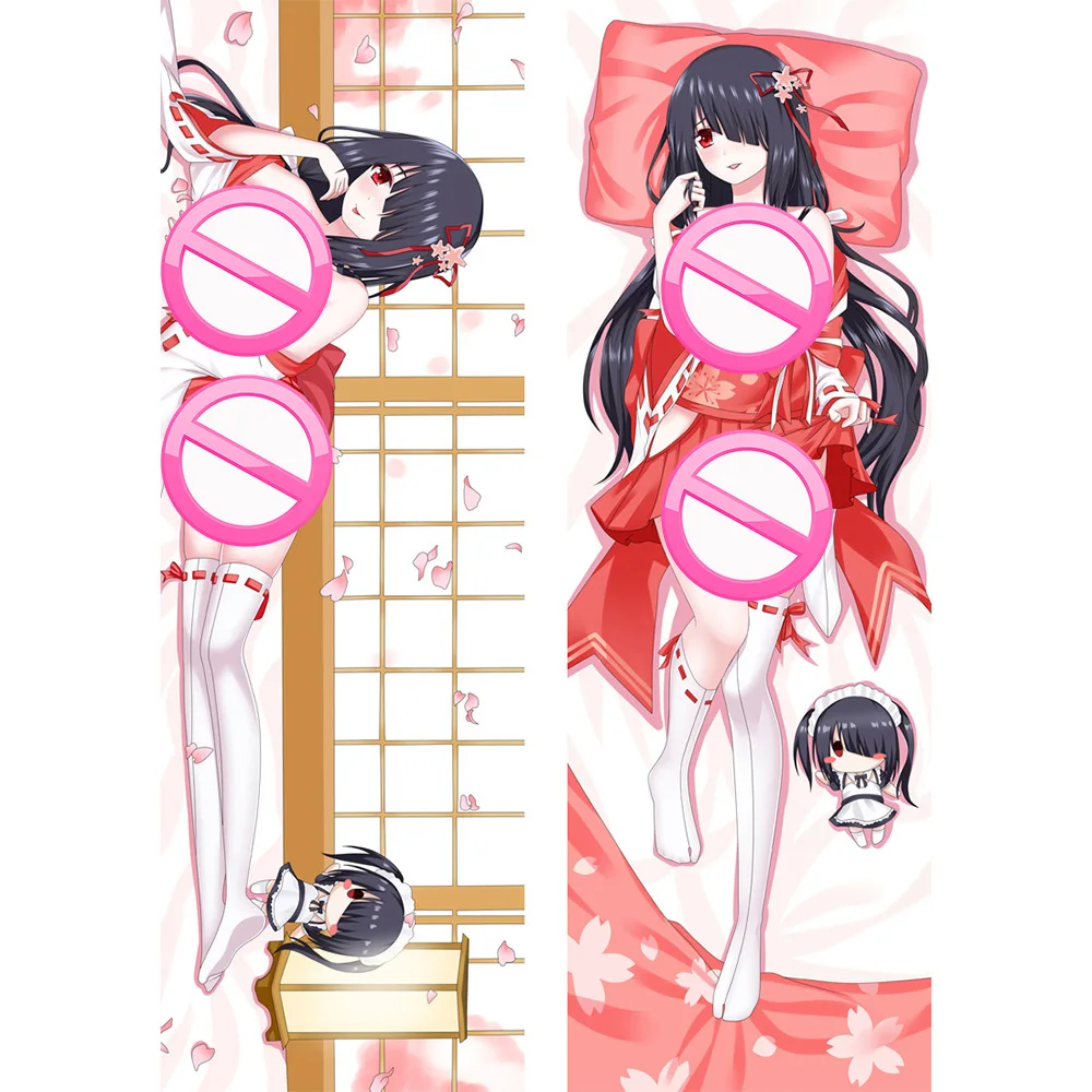 

Аниме Чехол-подушка DATE A LIVE Tokisaki Kurumi чехол кошмар Двусторонняя Подушка с принтом дакимакура обнимающая наволочка