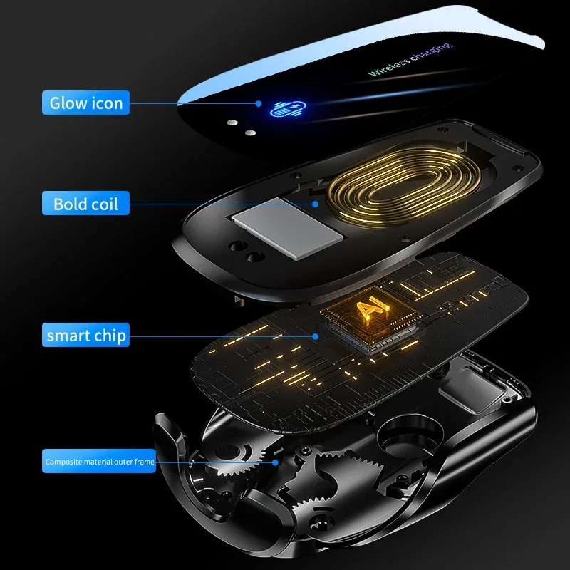 30W Car Wireless Charger Automatic Car Phone Holder Infrared Induction for iPhone16 15 14 13 12  Samsung Fast Charging Station image 3