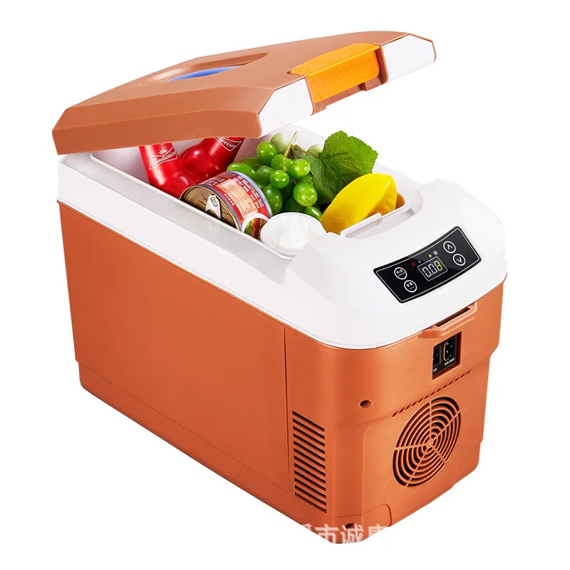 Car and Home Dual Purpose Mini Cold and Warm Freezer Car Mounted 24V Refrigerator With Adjustable Temperature