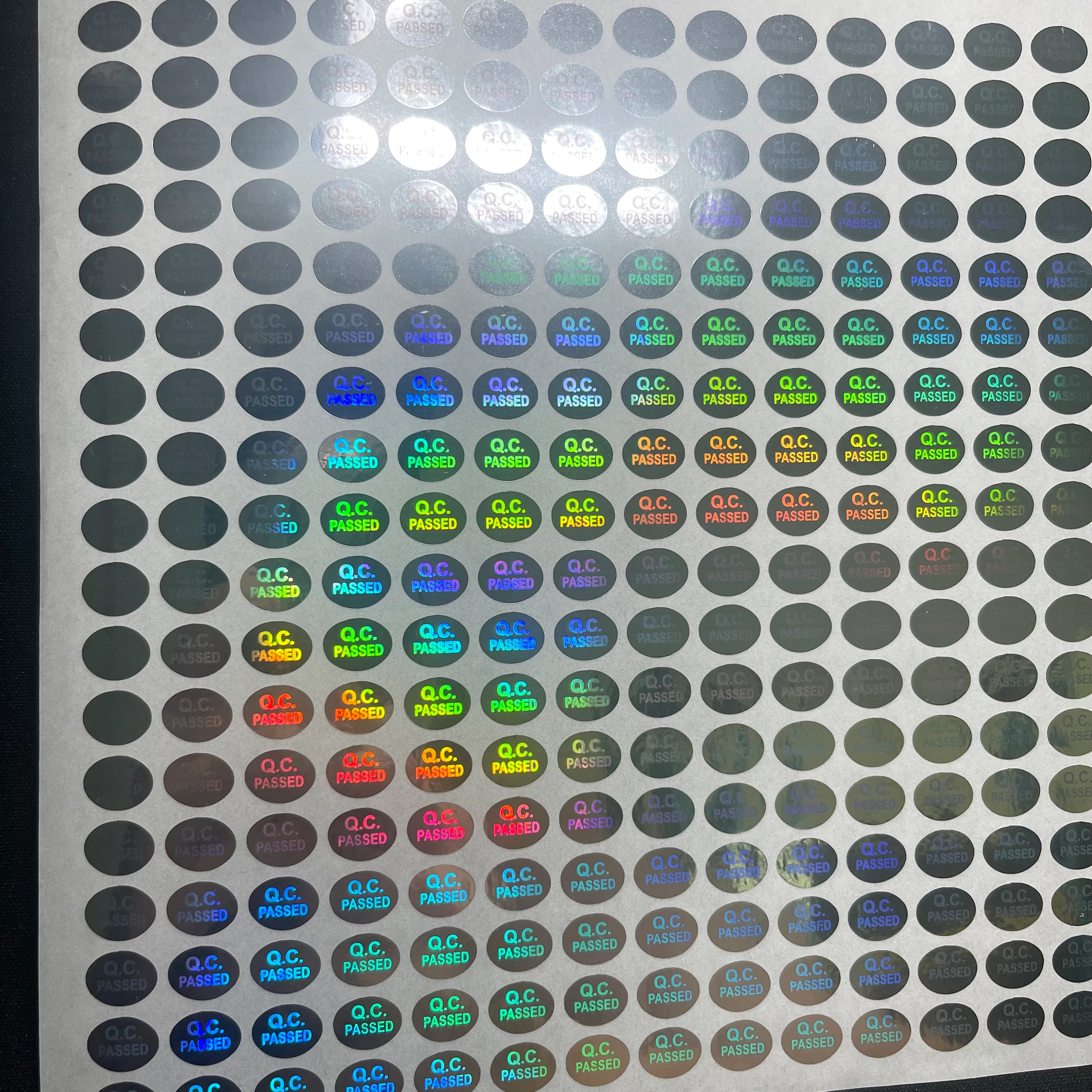 13X8mm Holographic Sticker QC Passed Security Warranty Anti-Tamper Security Sticker, Laser Anti-Counterfeiting Sticker