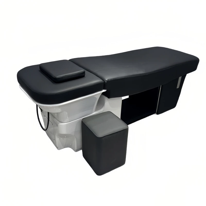 

Lounge Massage Bed Shampoo Chairs Sink Circulation Water Heater Fumigation Cama De Champu Salon Furniture