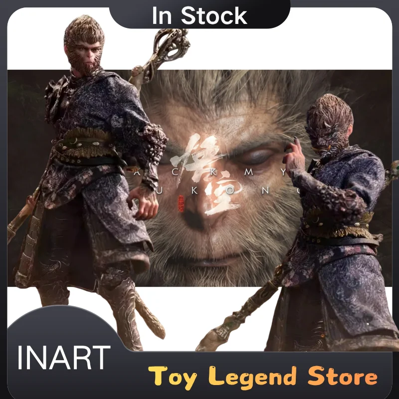 En stock INART The Monkey King Black Myth WuKong Destiny Man Bronze Set 1/12 Figurine d'action de jeu, modèle de collection, jouet, cadeau