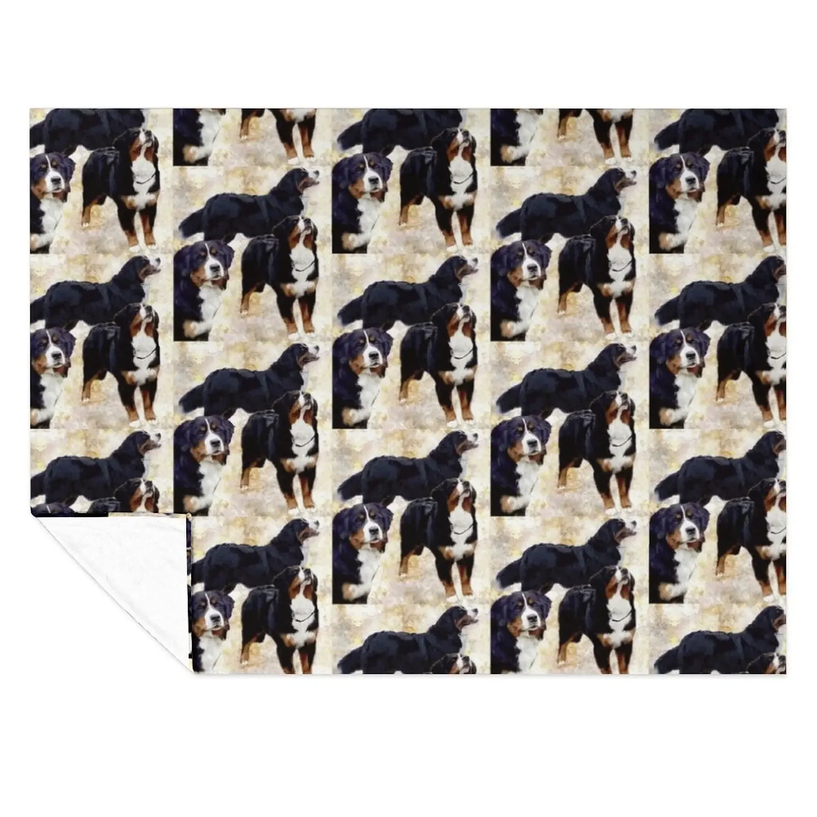 

Bernese mountain dog Throw Blanket Flannel Flannels Decorative Sofas Heavy Blankets