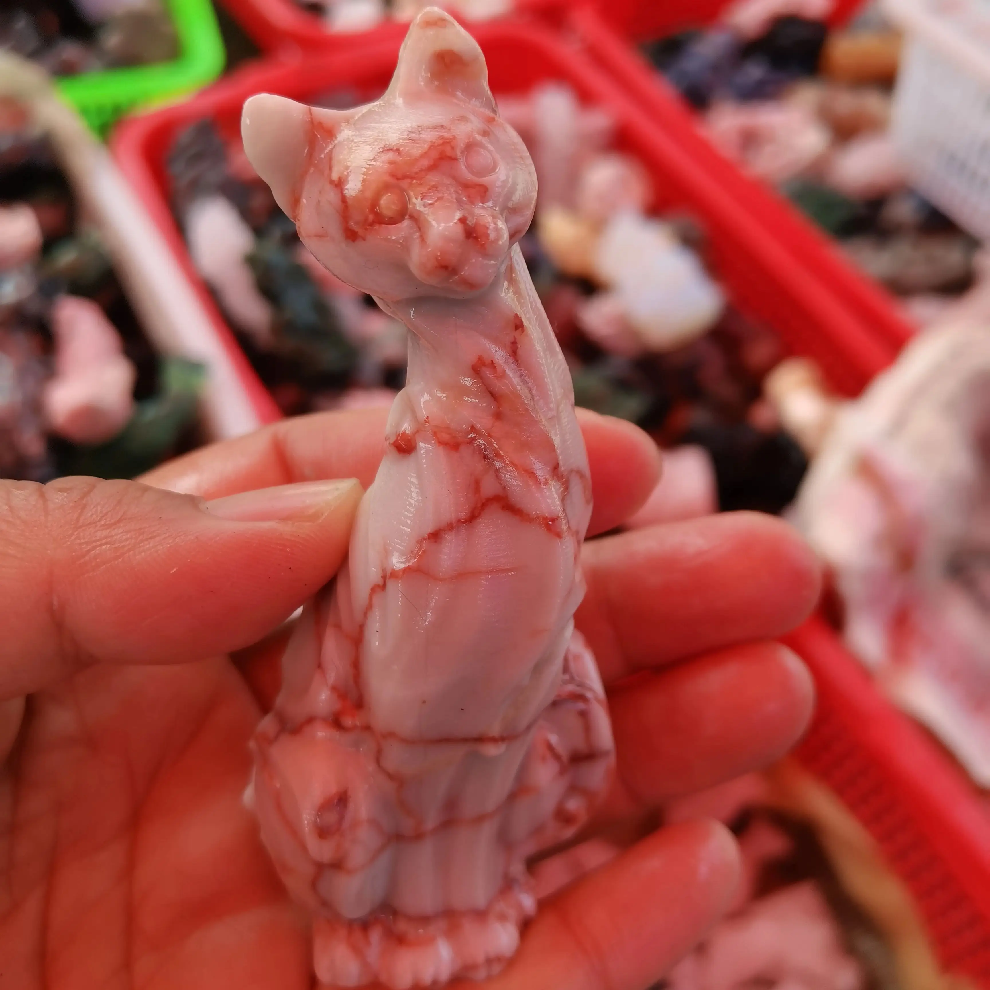 

1 шт. натуральный флюорит гепард резная фигурка животного ремесла Рейки Исцеляющий кристалл украшение дома