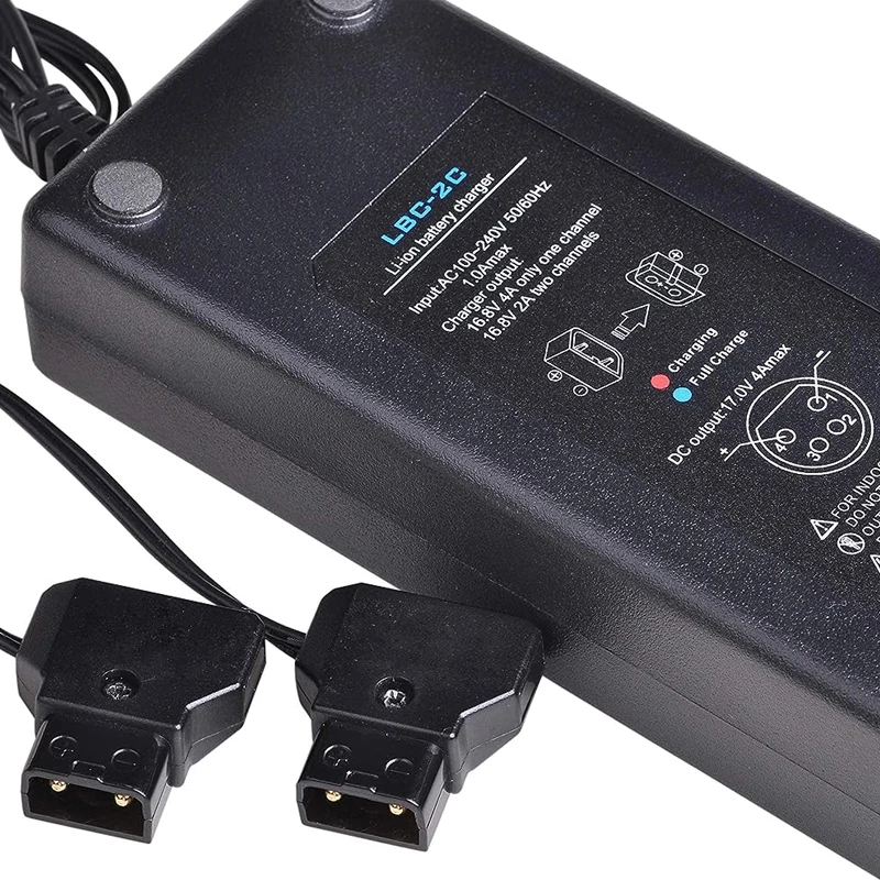 LBC-2C المزدوج D-TAP محول الذكور ، بث الصف الخامس ميناء ، بطارية كبيرة ، الطاقة الفرعية الصغيرة ، 16.8 فولت