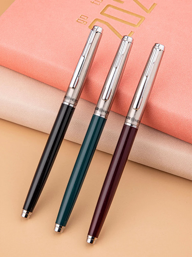 Hero Classic 007 Retro Nostalgic Dark Tip 0.5mm Fountain Pen Student Calligraphy School Stationery Collection Pen