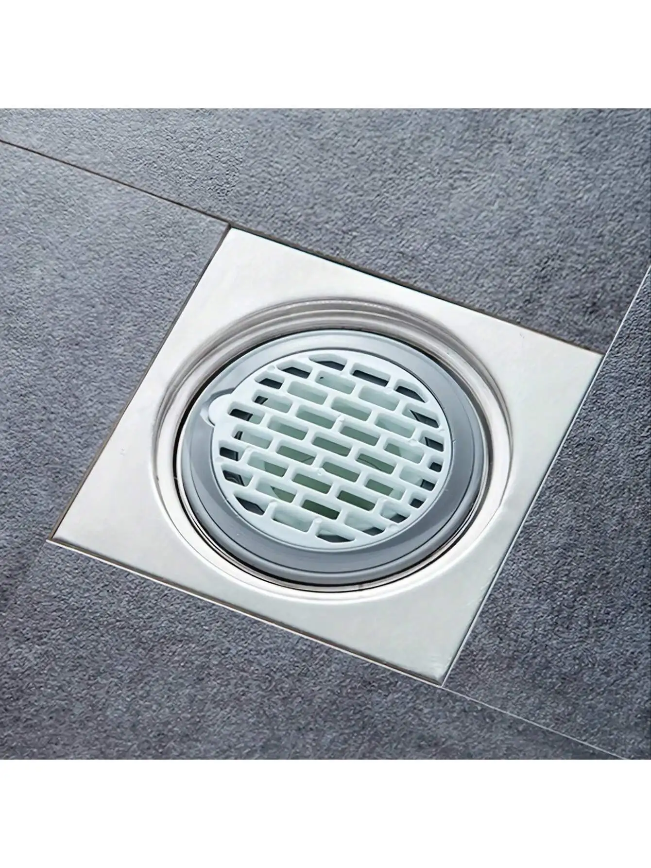 1pc Bathroom Floor Drain, Anti Odor Core, Universal Toilet Insect Proof, Anti Backflow Odor Sealed Closed Cover For Sewage Pipes