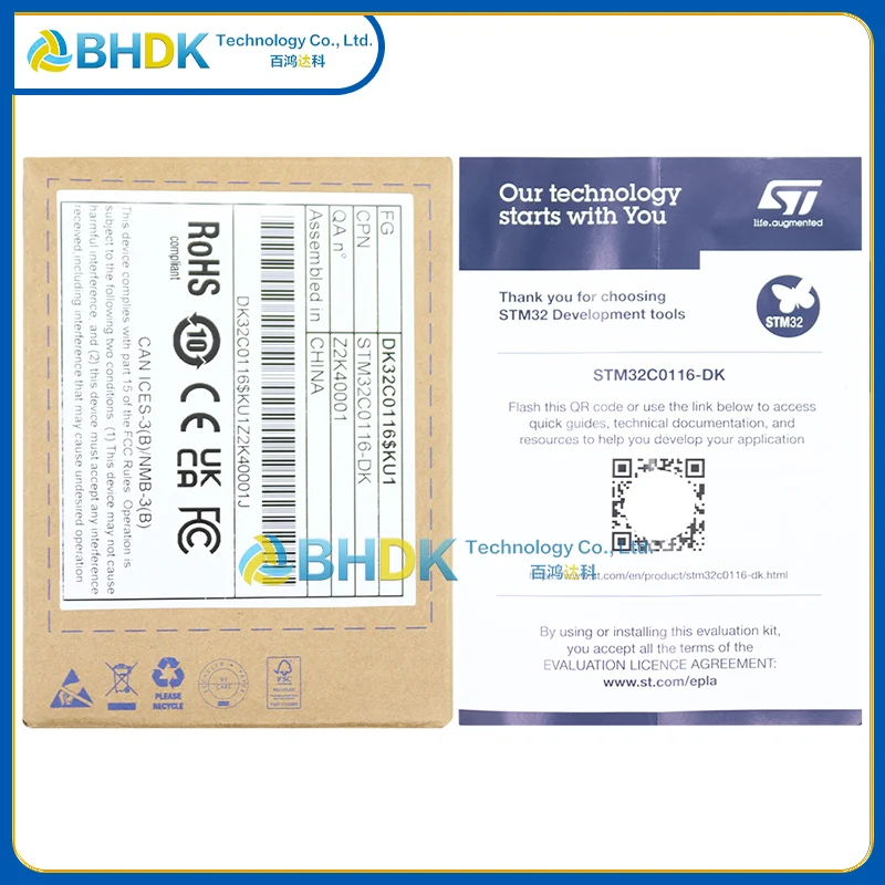 For STM32C0116‑DK Discovery Kit STM32C011F6 48MHz Cortex‑M0+ Onboard ST‑LINK V2‑1 Debugger Evaluation Board