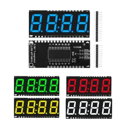 0.56 inch 4 Bits 7 Segments LED Digital Display Module Yellow/White/Red/Green/Blue Clock Module HT16K33 Driver for Arduino