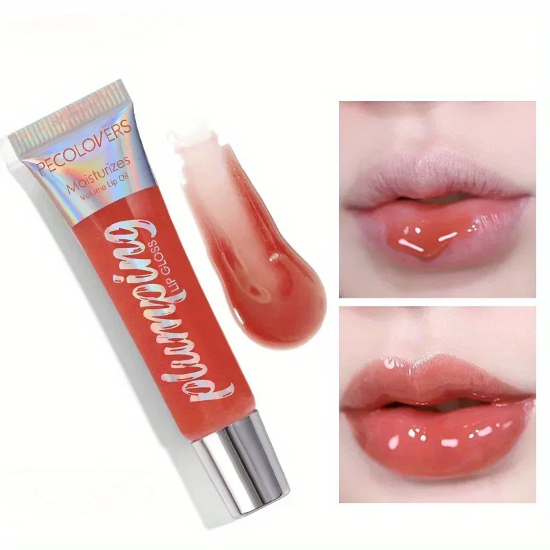 Lucidalabbra Impermeabile Duraturo Idratante Glitter Smalto per labbra Donna Shimmer Rimpolpante Cosmetici per il trucco delle labbra