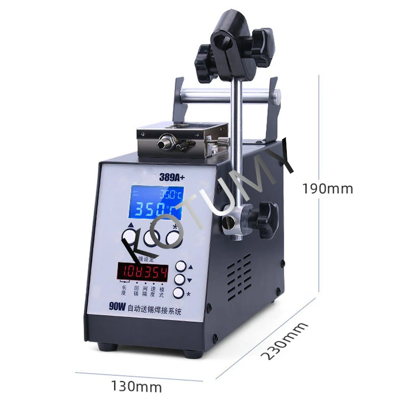 Digitale Display Automatische Soldeermachine 150W Voetpedaal Type Automatische Tinvoeding Tin Soldeerstation