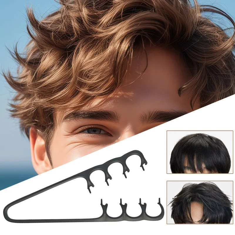 Volumizing Detangling Hair Comb for Men Wide Tooth Styling Tool for Curly Wavy All Hair Types Fluffy Texture Salon Styling Brush