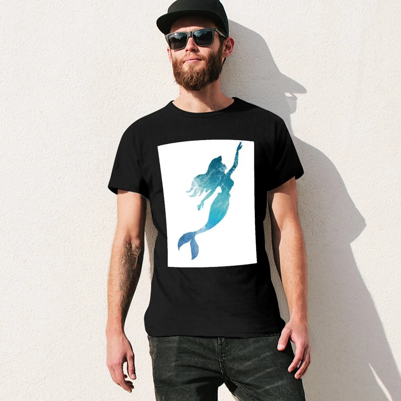 جزء من عالمك تي شيرت جرافيك تي شيرت أنيمي رجالي تي شيرت