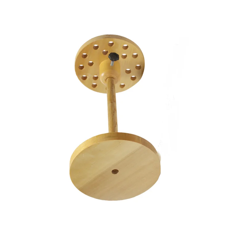 Tianlian Wooden Holder Scale Straw Dropper Support Burette Stand Disk Pipette Rack Trapezoidal Pipette Rack