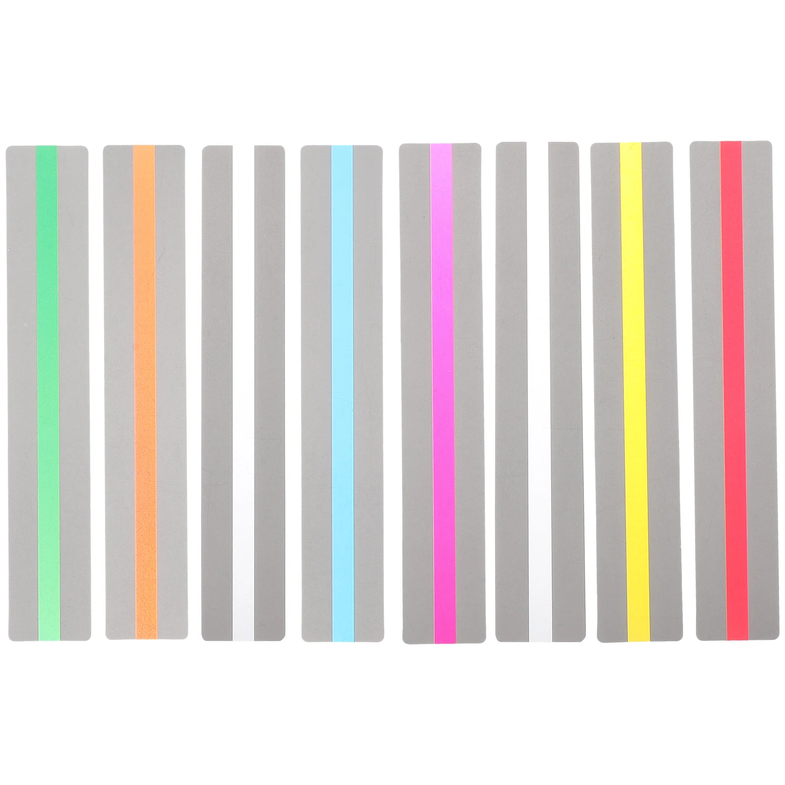 

8pcs Reading Strip Bookmark Colored Overlay Highlight Bookmarks Dyslexia Reading Tracking Ruler Student Tools