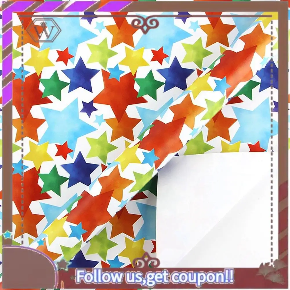 ABBG-12 hojas de papel de regalo, papel de regalo de cumpleaños arcoíris, envolturas de regalo para cumpleaños, San Valentín, Pascua