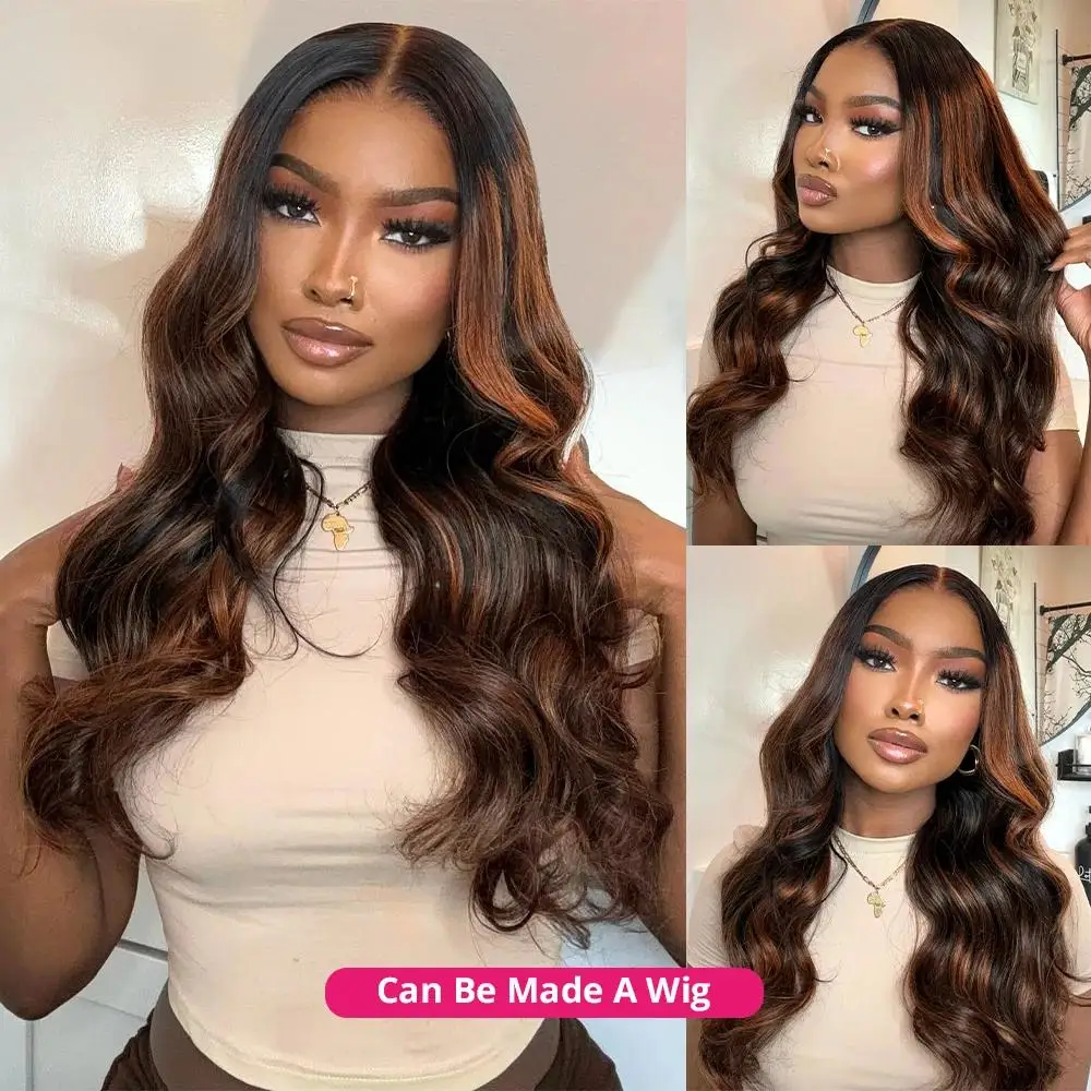 FB 30 الجسم موجة 100% باروكة من شعر طبيعي 13x6 HD شفاف الدانتيل الباروكة الأمامية 46 بوصة البرازيلي العسل شقراء الدانتيل شعر مستعار أمامي للنساء #3