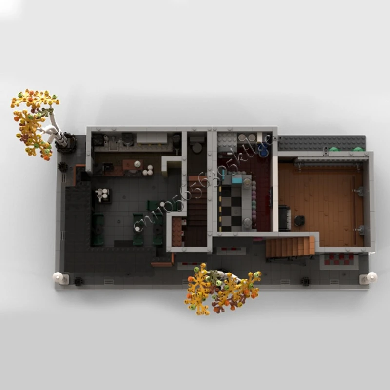 5653 PCS MOC City Street Views Modulari Downtown Lofts Building Blocks Assemblaggio educativo Giocattolo per bambini Regali di Natale a sorpresa