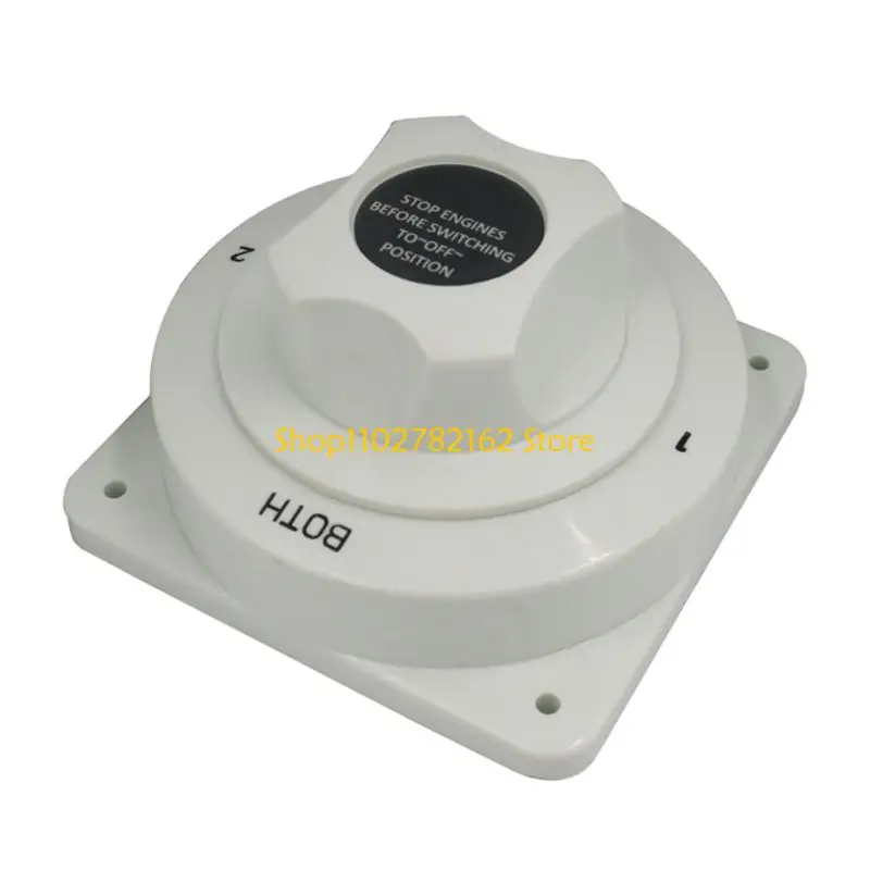 

547B 3 Position Marine Battery Switches 300A Current Plastic Housing Brass Terminals