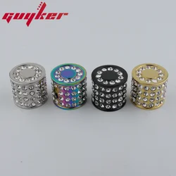 High Grade Copper GUYKER Electric Guitar Bass Knobs Broken Diamond Style Available In Four Colors