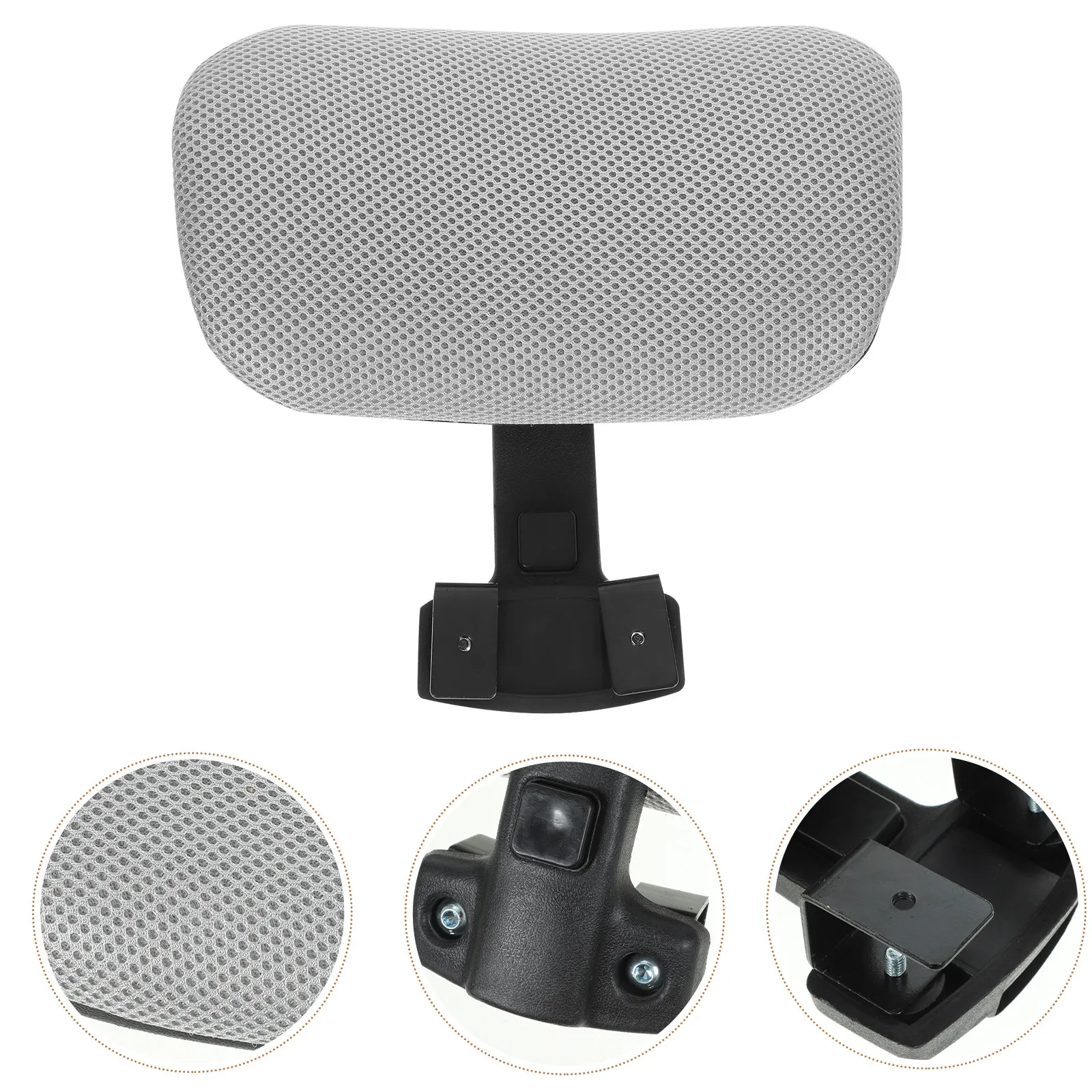 Cadeira de Escritório Ergonômica Ajustável com Apoio de Cabeça e Almofada Macia para Suporte do Pescoço e Conforto na Postura Erguida para Trabalho Ef