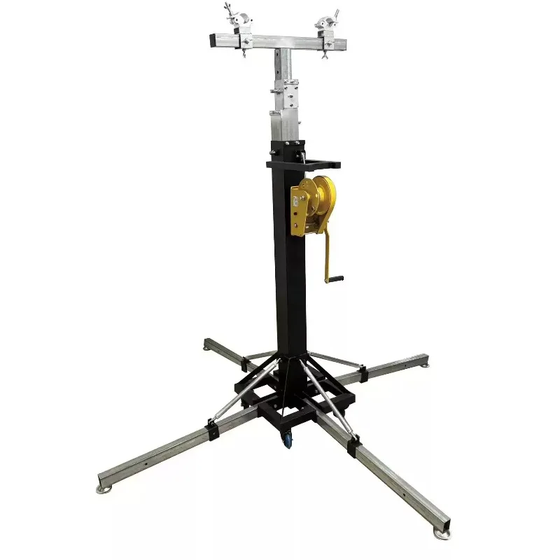 Heavy Duty Led Screen Stage Line Array Speaker Truss Lift Tower Truss Crank Stand 6 meters and 1800 pounds 1pcs