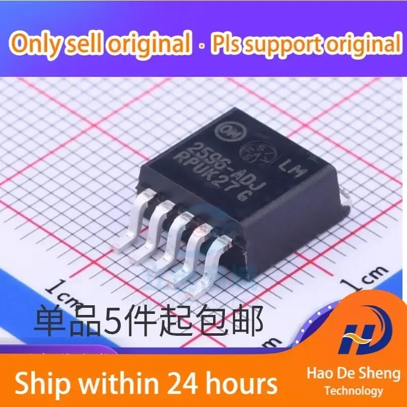 

10 шт./лот LM2596DSADJR4G LM2596-ADJ 3A Импульсный регулятор напряжения IC TO263 LM2596 Новый Оригинал В наличии