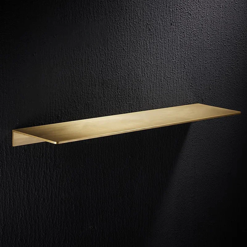 

Матовая золотая полка для ванной комнаты, органайзер, полка для ванной комнаты, короткая полка для ванны и душа, алюминиевый настенный черный кухонный держатель для хранения