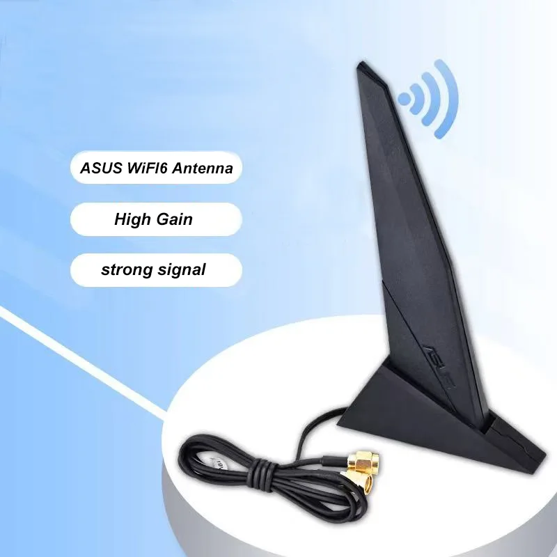 

Оригинальная антенна ASUS Wifi 2T2R Tri-Band 2.4G 5G 6G Booster для материнских плат ROG Z390 Z490 X570 B460 B360, маршрутизаторов и сетевых карт ПК