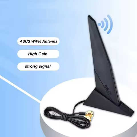 Original ASUS Wifi 2T2R Antenna Tri-Band 2.4G 5G 6G Booster for ROG Z390 Z490 X570 B460 B360 PC Motherboard Router Network Card
