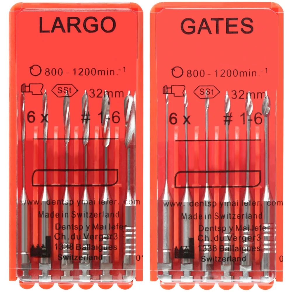 1 Pack Dental Endodontic Gates Drills Grit Glidden Peeso Reamers Rotary Paste Carriers Engine SSt Endo Files Dentistry Tools