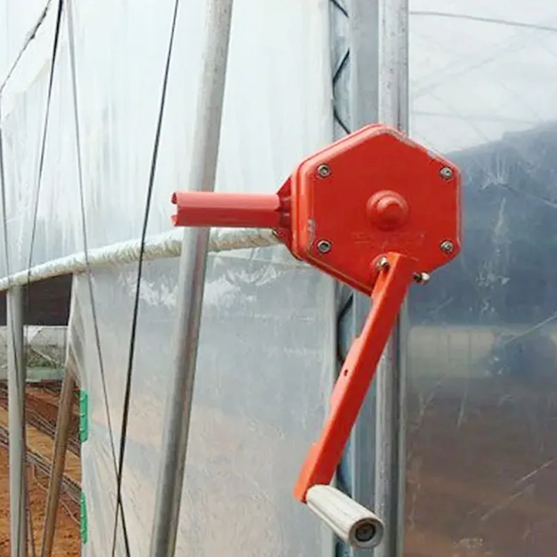 2025 ロールフィルムホルダー、温室付属品、温室ファン、手動式ロールフィルムホルダー、手動式サイドロールフィルムホルダー