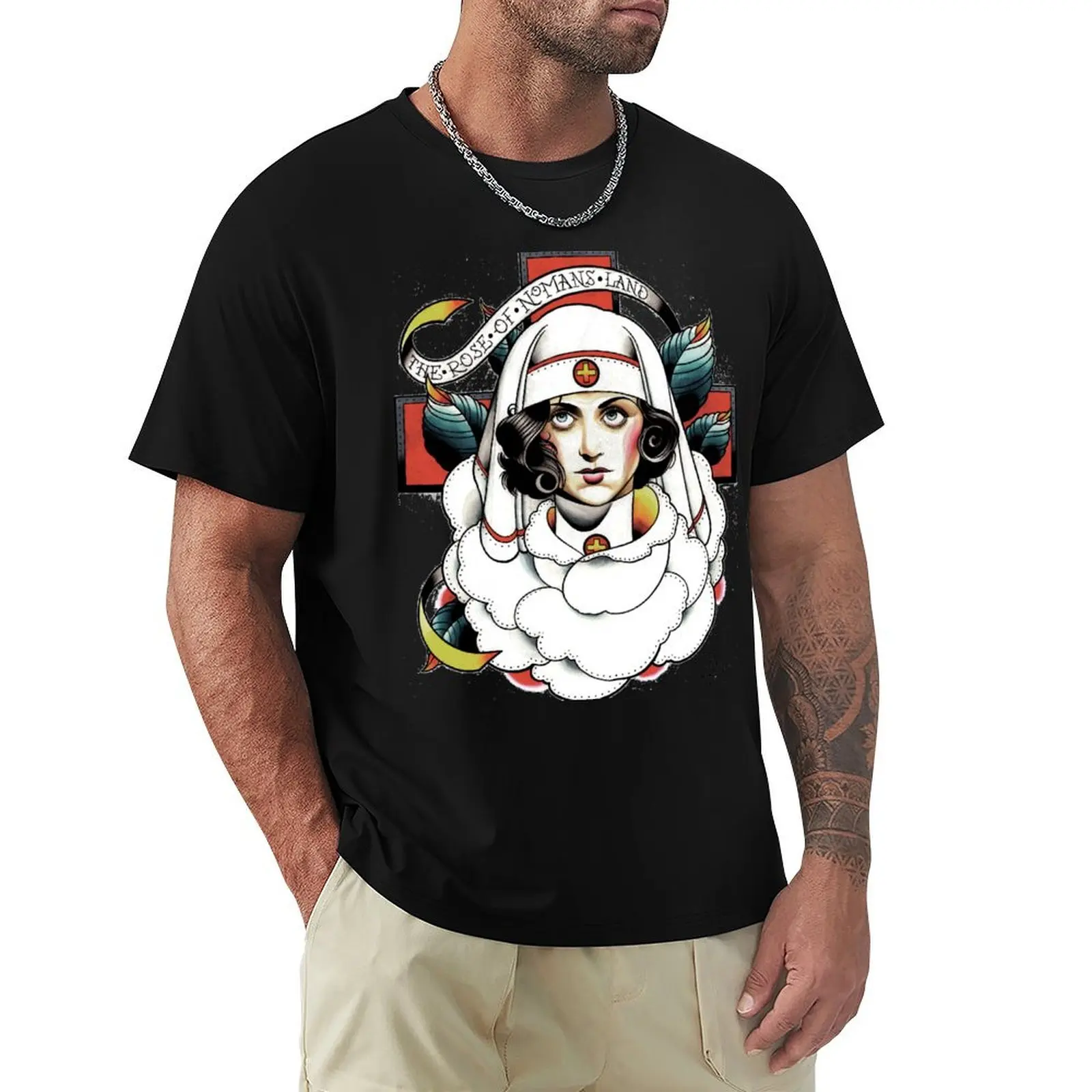 

The Rose of No Man's Land T-Shirt gifts for boyfriend customs design your own mens designer t shirt