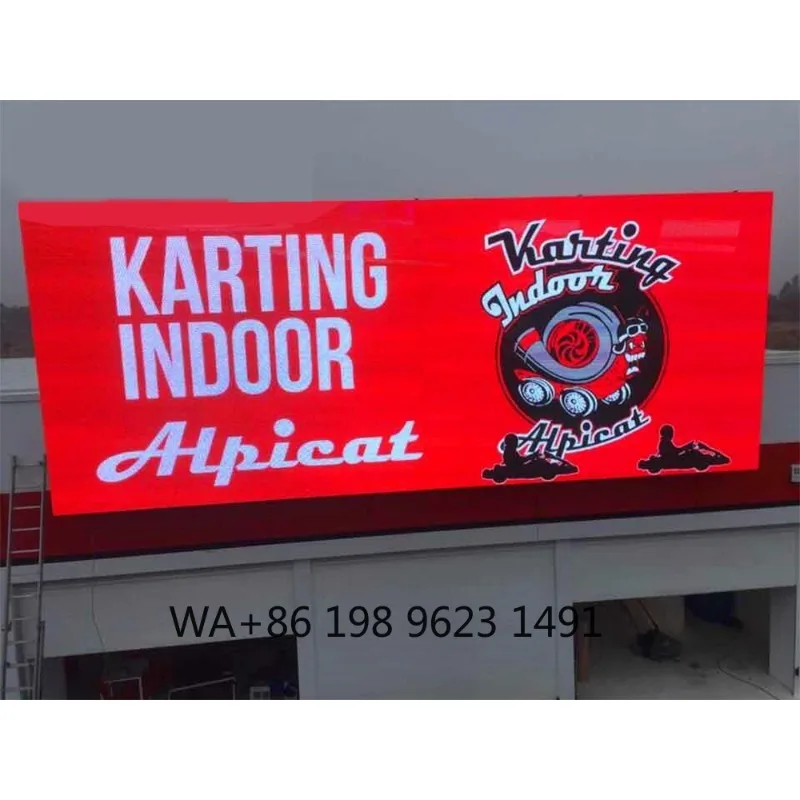 P1.9 P2 LED Display Panel 500*500mm Wall Mounted Waterproof Indoor Outdoor Fixed Commercial Advertising Signage