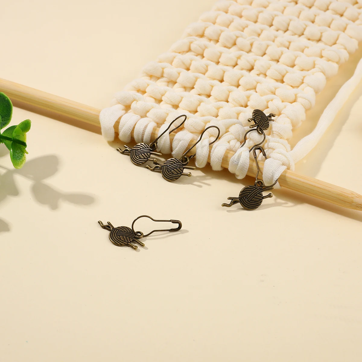 6/12pcs Metal Yarn Ball Stitch Markers Kits Handmade Sweater Knitting Counter DIY Sewing Weave Stitch Markers Accessories Tools