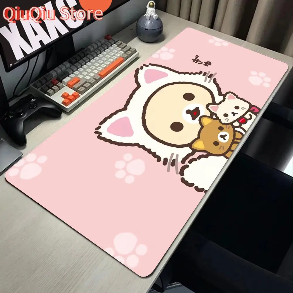 

Большой коврик для мыши Xxl Rilakkuma-es Коврик для мыши Gamer Офисные аксессуары Шкаф для ПК Игровой настольный коврик Компьютерные столы Клавиатура Игровая M