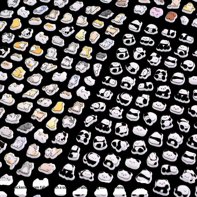 

1/4 Sheets Lovely Kawaii Cat Panda Decals Stationary Scrapbooking Animal Stickers DIY Decor Journal Stickers Luggage Decals