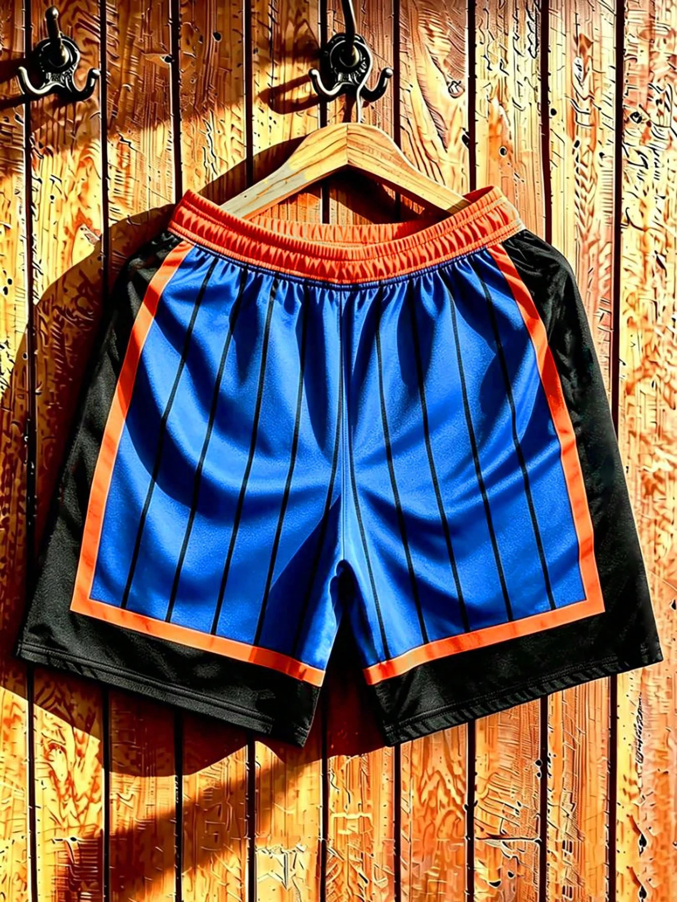 New York Graphic Color Block Letter Print Shorts Casual Sports Shorts Gym Streetwear Summer Daily Life Outings Travel Moto