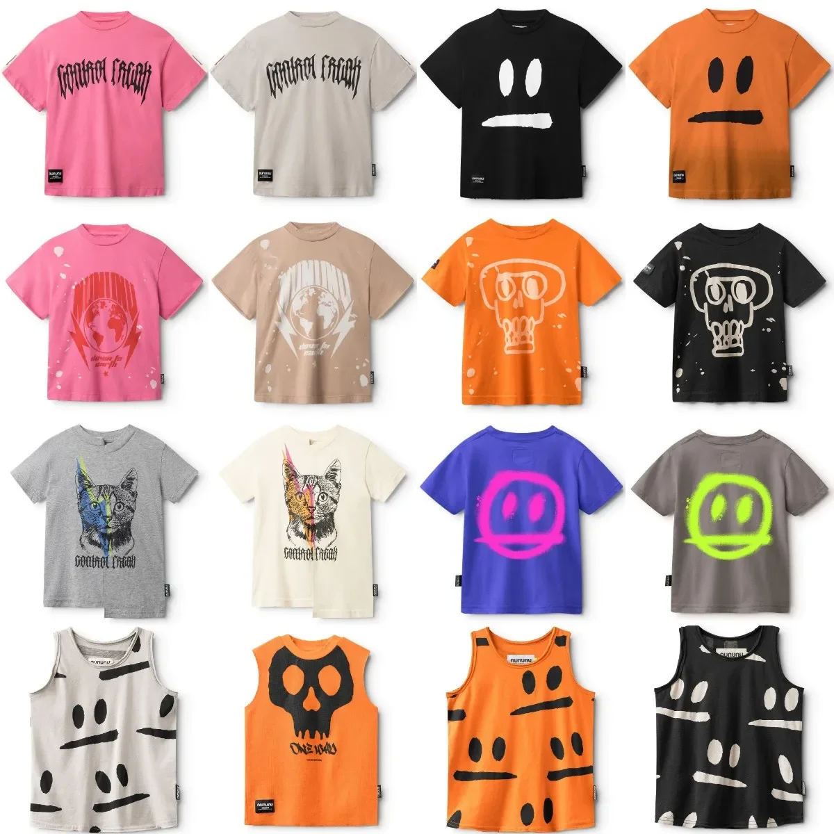 2024 Summer T-shirt for kids Girl Boy T-shirt Cartoon printed clothes Free Shipping In Stock