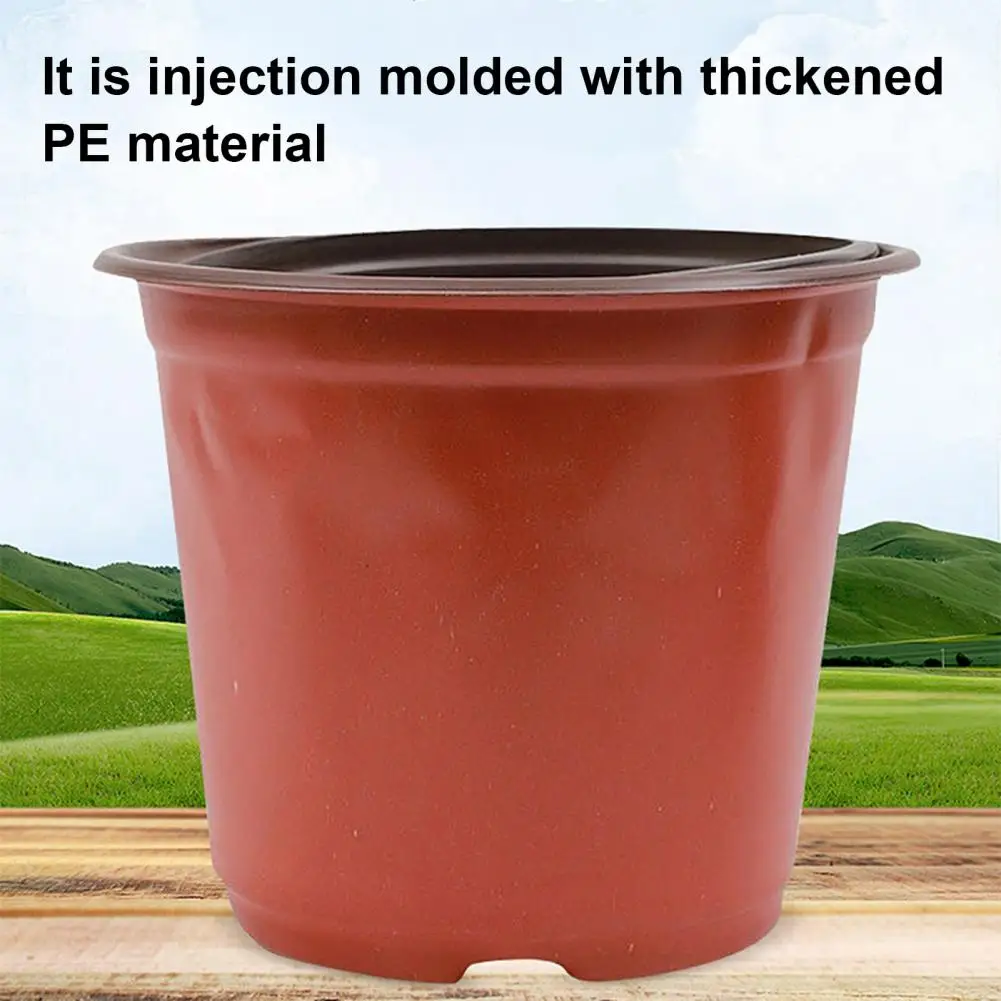 

Пластиковые горшки для рассады, горшки без цветов, переходные горшки для рассады с дренажными отверстиями, идеальный цветочный горшок для растений, вырезки
