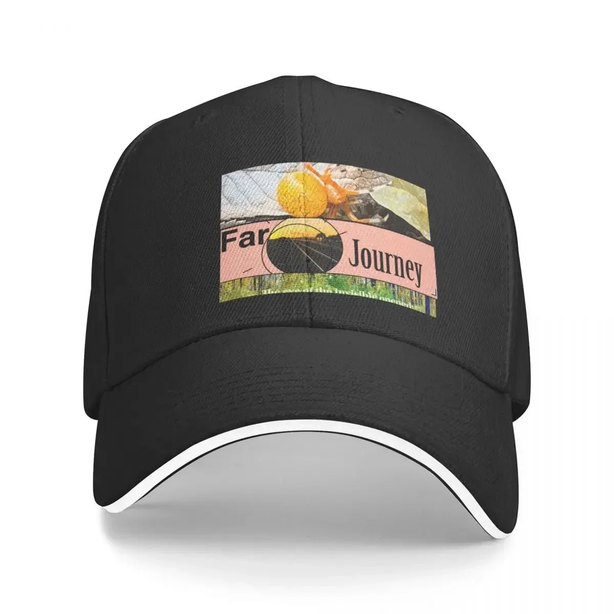

Far Journey Baseball Cap Christmas Hat Male hat black Mens Women's