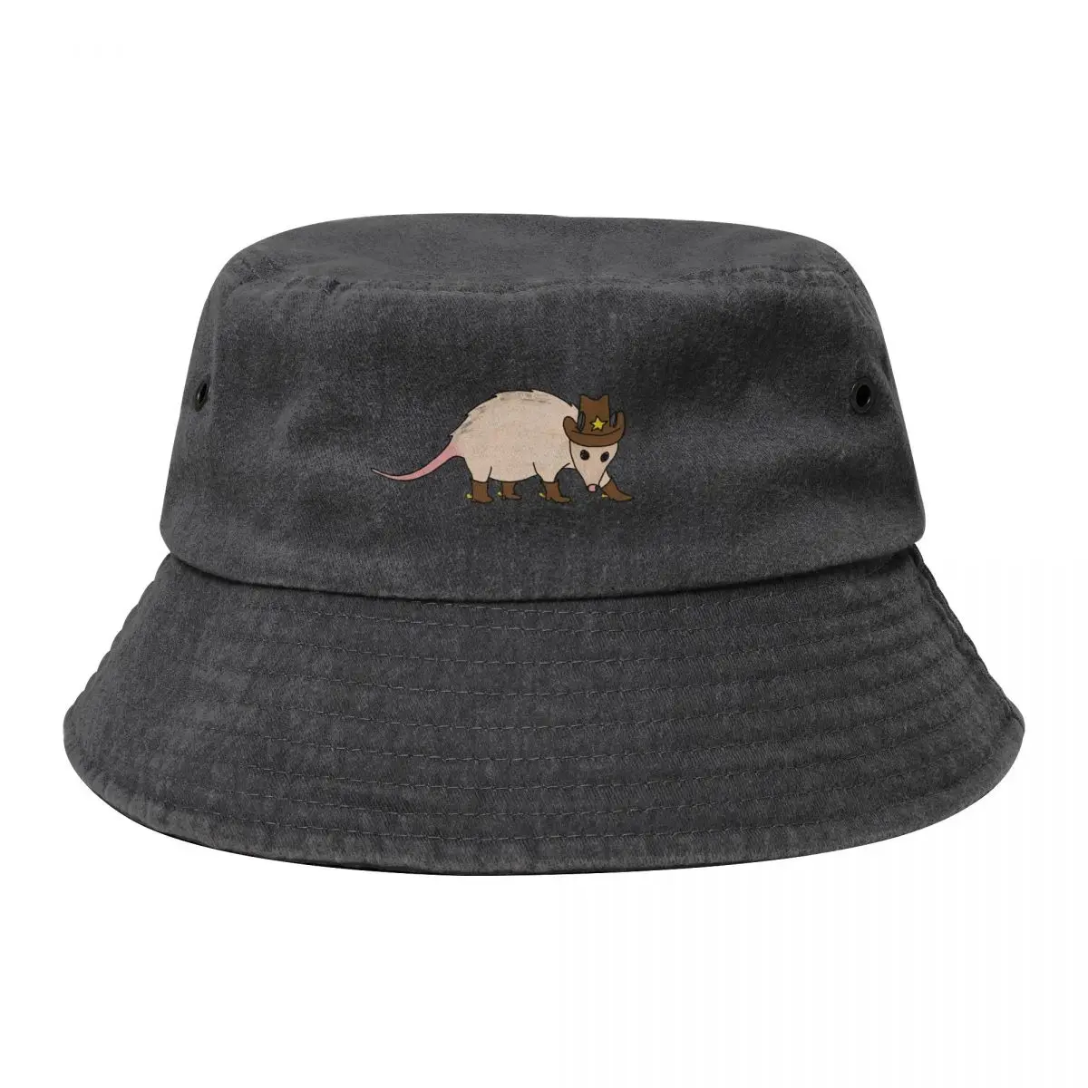 

Sheriff Possum No Text Bucket Hat Hood Uv Protection Solar Hat Beach Men's Women's