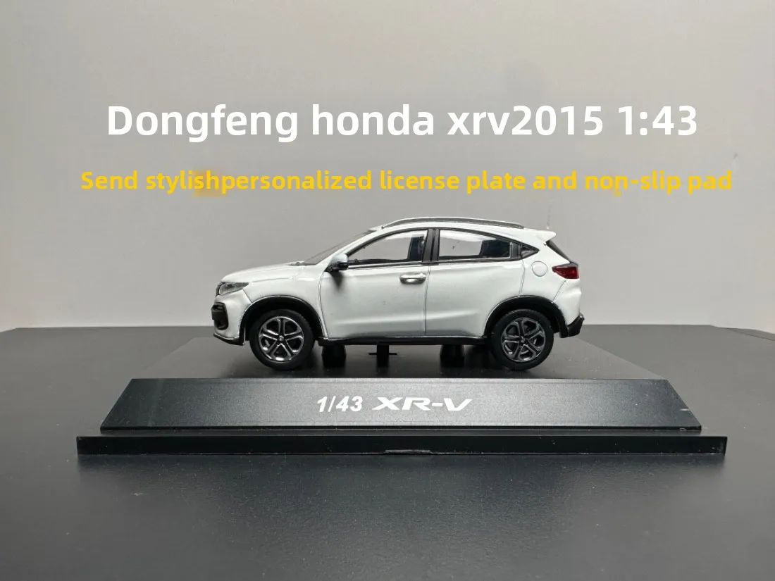 

Dongfeng Honda 2015 XRV 1:43 White Original Car Simulation Model Center Console Internet Celebrity Car Ornament