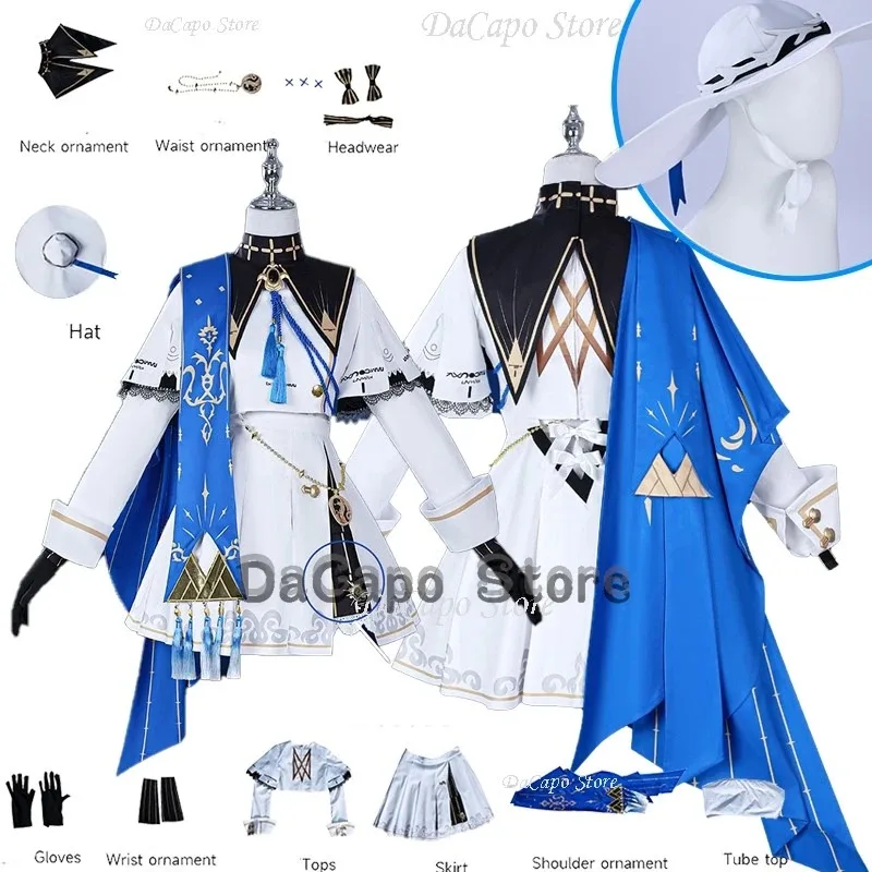 

ff34Wuwa Phoebe Cosplay Costume Wig Shoes Wuthering Waves Anime Game Clothes Women Lady Halloween Party Fancy Outfit Disfraz