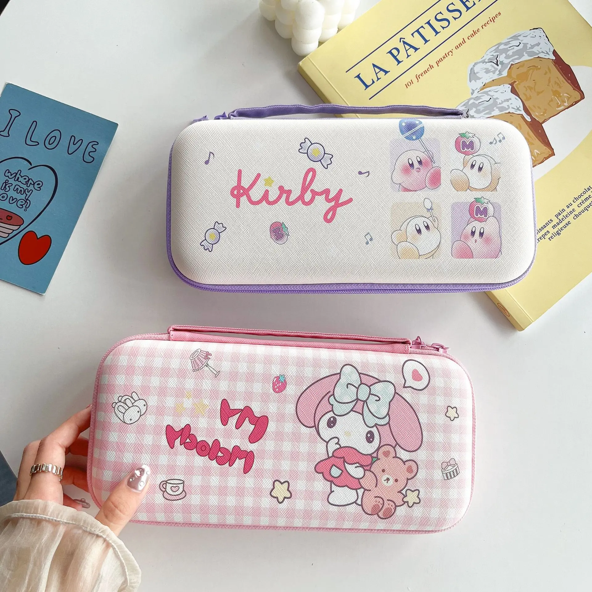 Sanrio Kulomi Nintendo Switch Oled Storage Bag Ns Protective Case Switch Protective Case Portable Game Console Storage Box