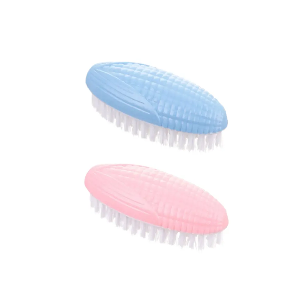 

2pcs Multi-Function Cleaning Creative Corn Shape Laundry Brush Plastic Bristles Household Brush For Home Kitchen Bathroom Garden