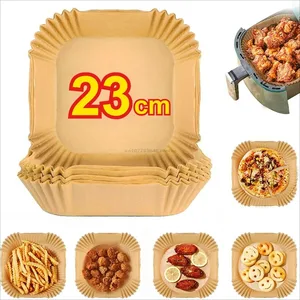 20cm 에어 프라이어 종이 라이너 페이스트리 액세서리 에어 플라이어 요리 베이킹 종이 도구 Aerogrill 양피 오븐 일회용 요리 6 최고의 판매 케이크 마커 - №6