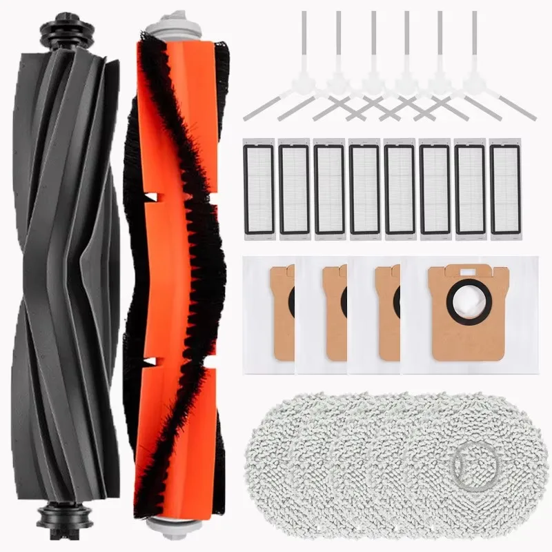 For Xiaomi Mijia Omni 2C102CN, X10+/X20+ Robot Vacuum Cleaner Consumables: Filters, Mop Cloths, Dust Bags and Main Brushes