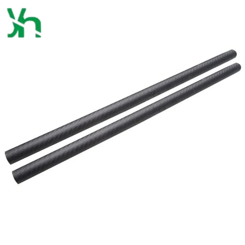 高強度カーボンファイバーロッド2本、FPVドローンアームやRC飛行機モデルの軽量化に適しています。